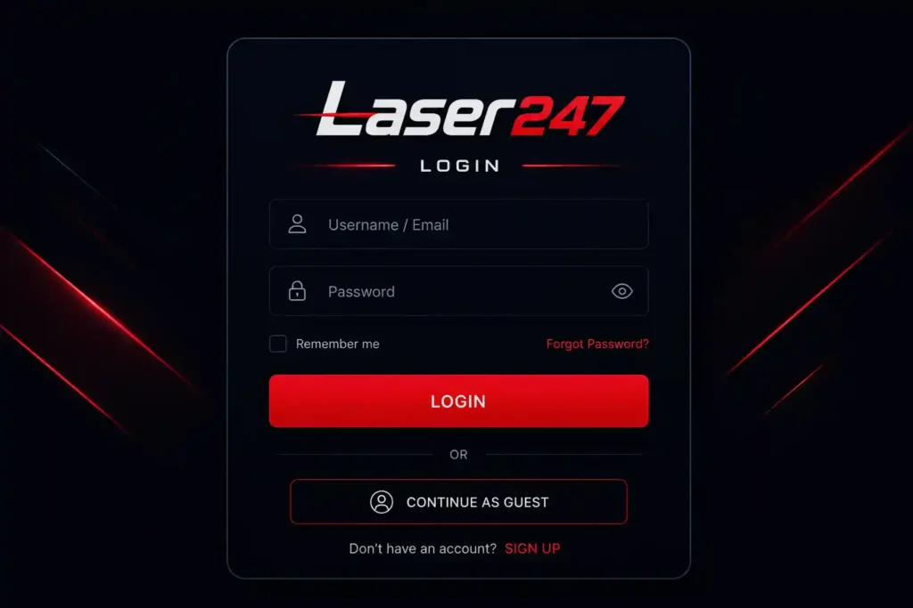 Laser247 Login